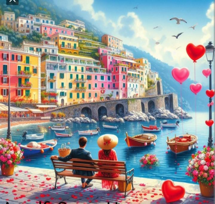 Amalfi Rooms Duoglio Beach -Amazing Seaview المظهر الخارجي الصورة