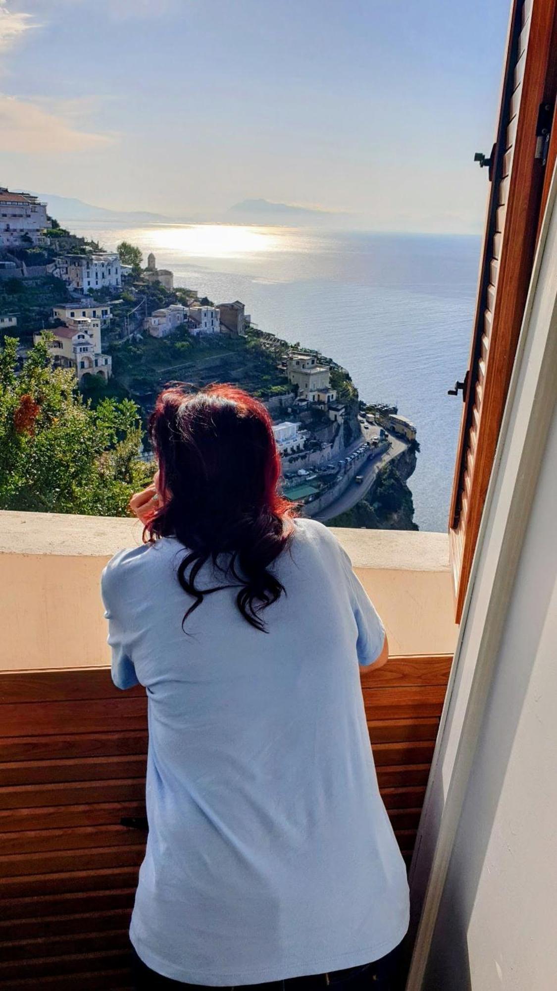 Amalfi Rooms Duoglio Beach -Amazing Seaview المظهر الخارجي الصورة